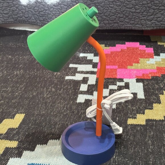 Room Essentials™ Task Table Lamp, Green/Blue/Orange Color Block - Picture 5 of 15